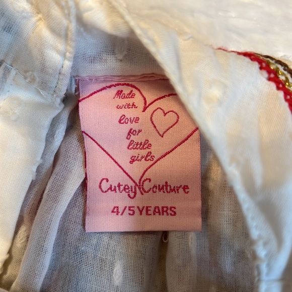 Cutey Couture colorful dress Size 4/5. - Picture 10 of 12